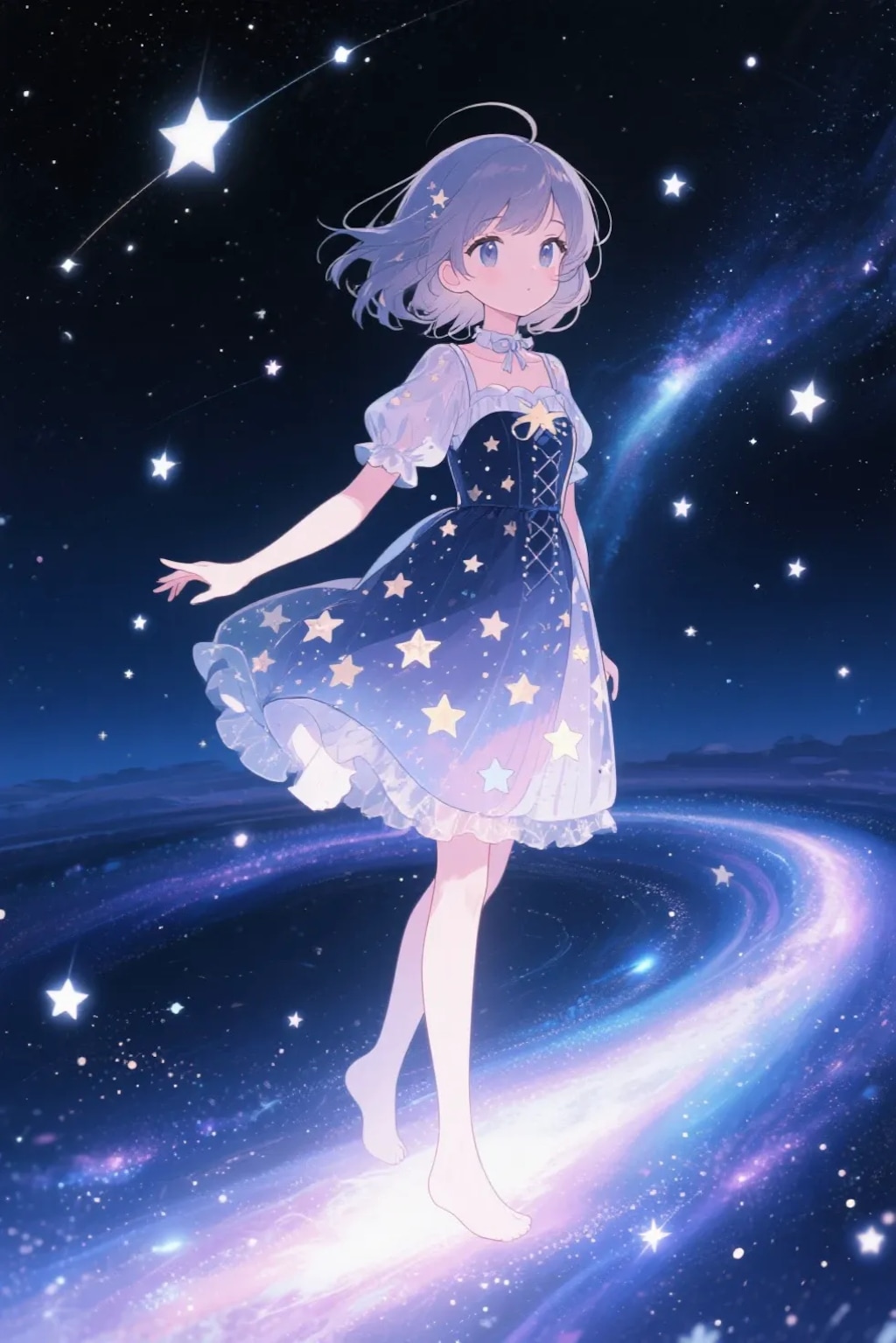 星を纏う少女