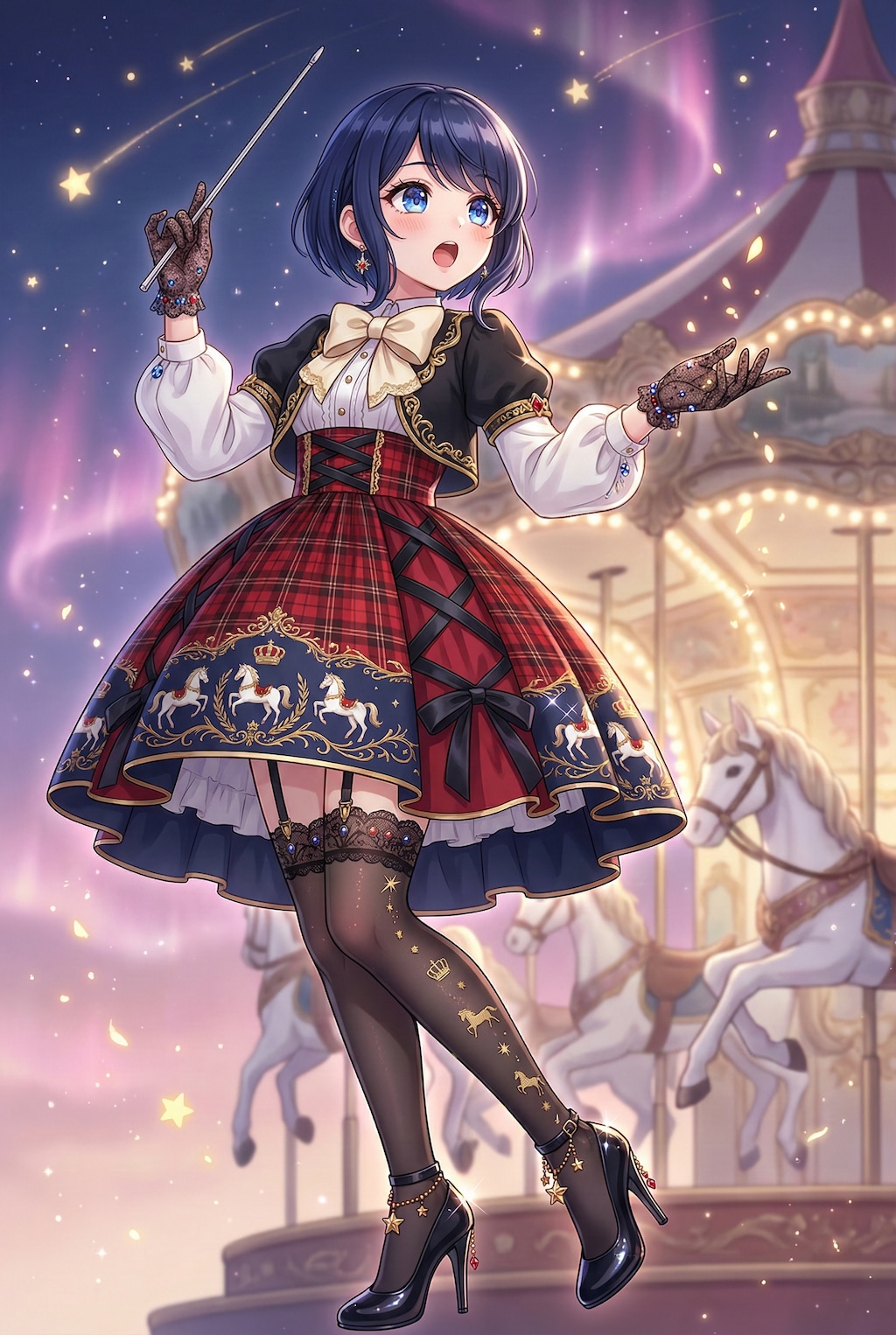 星馬の円舞を指揮せし紅天の幻術乙女