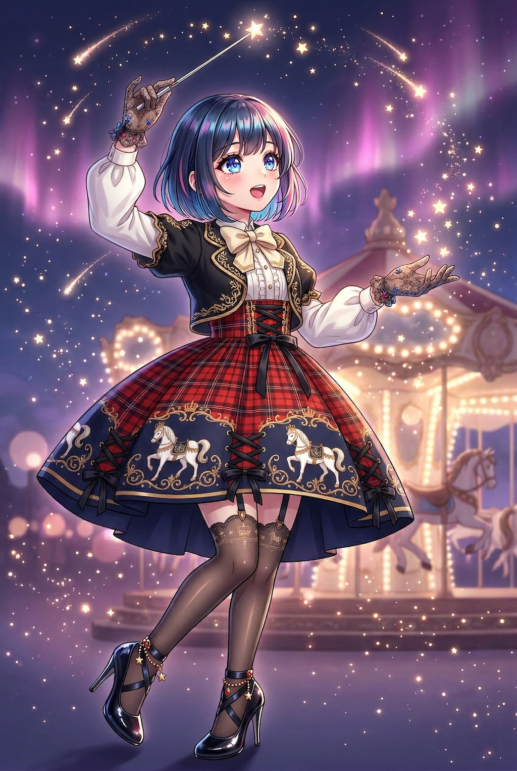 星馬の円舞を指揮せし紅天の幻術乙女