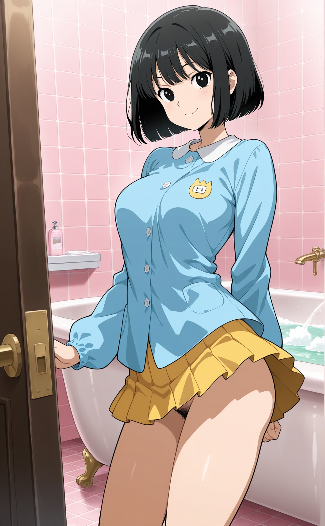 園児服な大生恵瑠さん