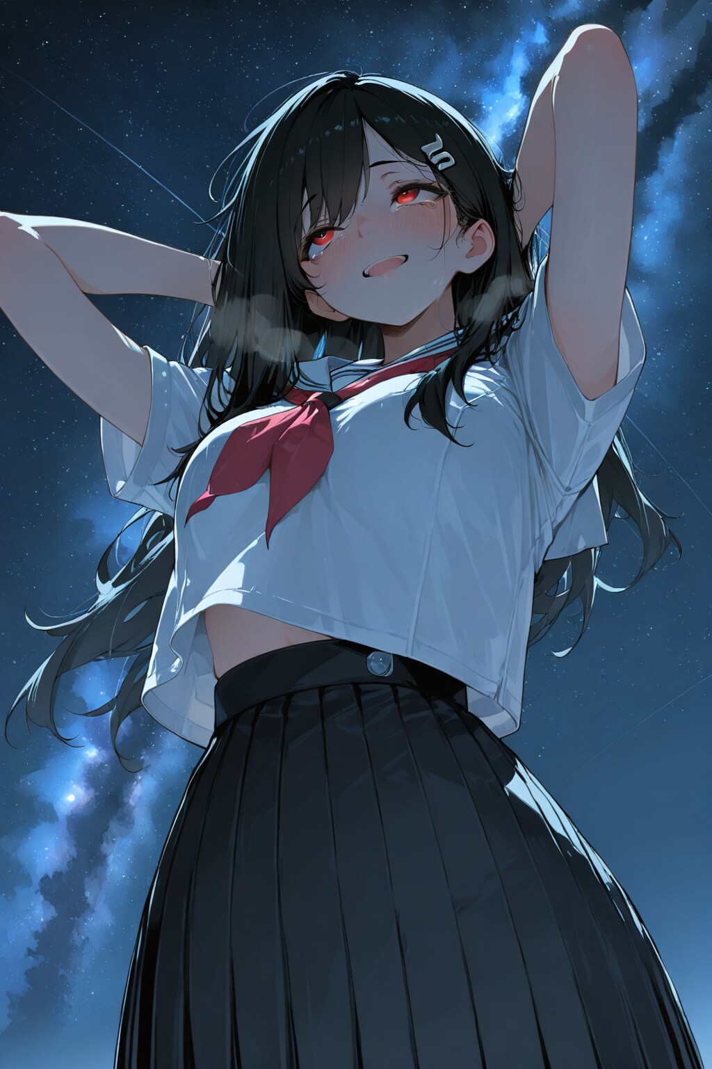 リゾート地の星空