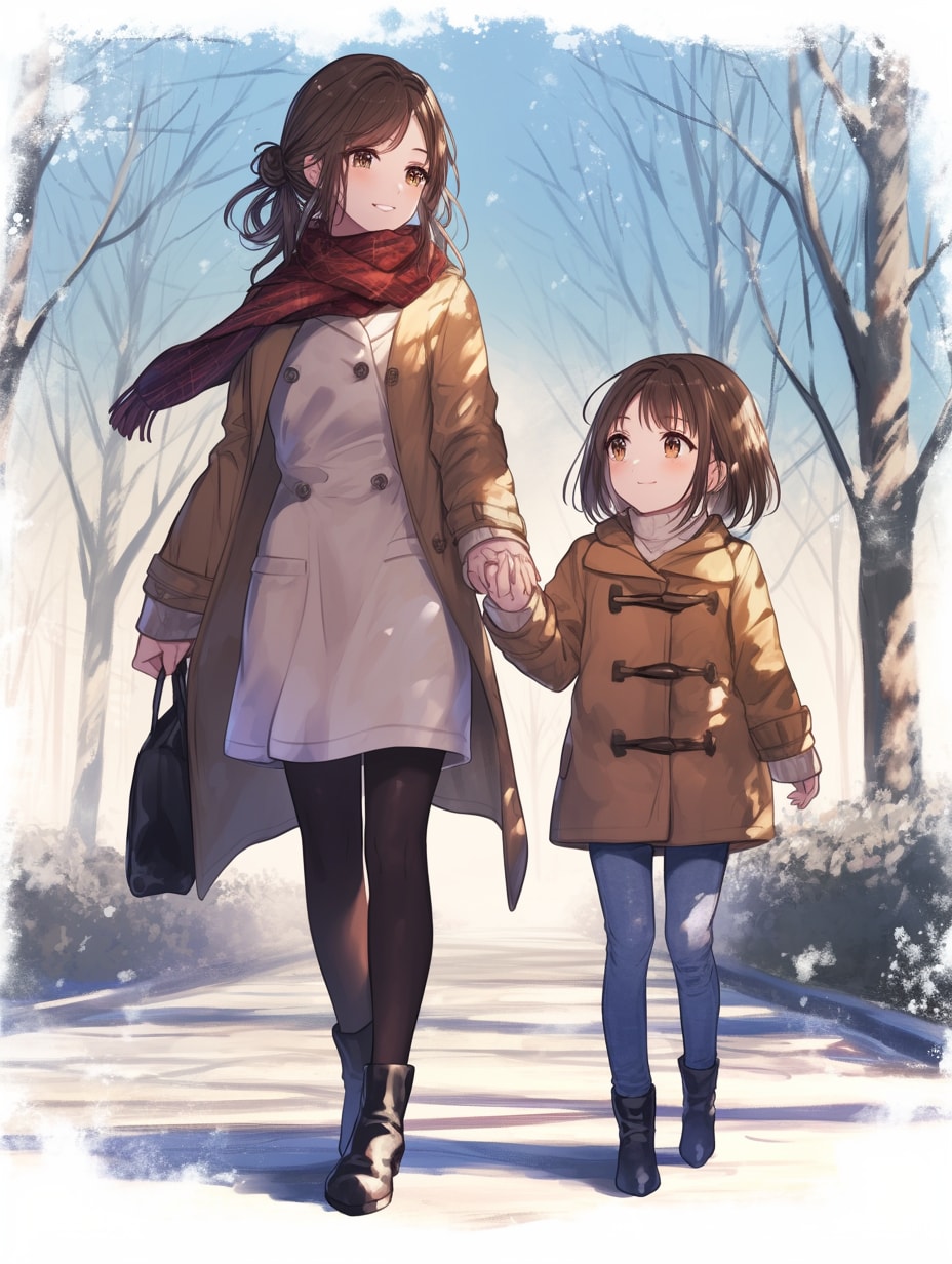 母と娘192 | の人気AIイラスト・グラビア