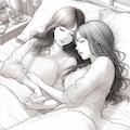 眠りのふたりの美女 3枚目
