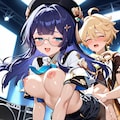 (crossover)ペラ×空、音楽祭後即❤️ 9枚目