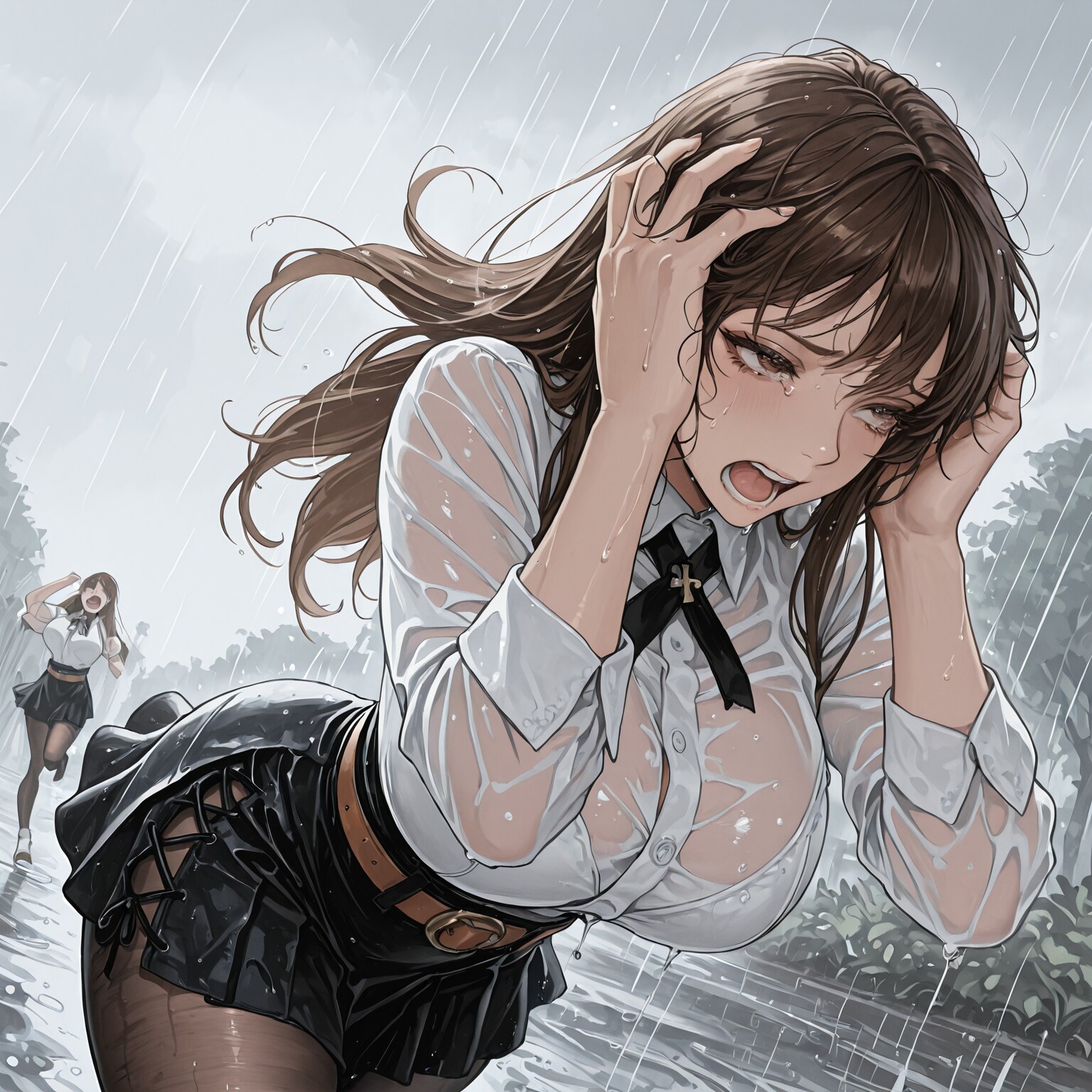 突然の夕立