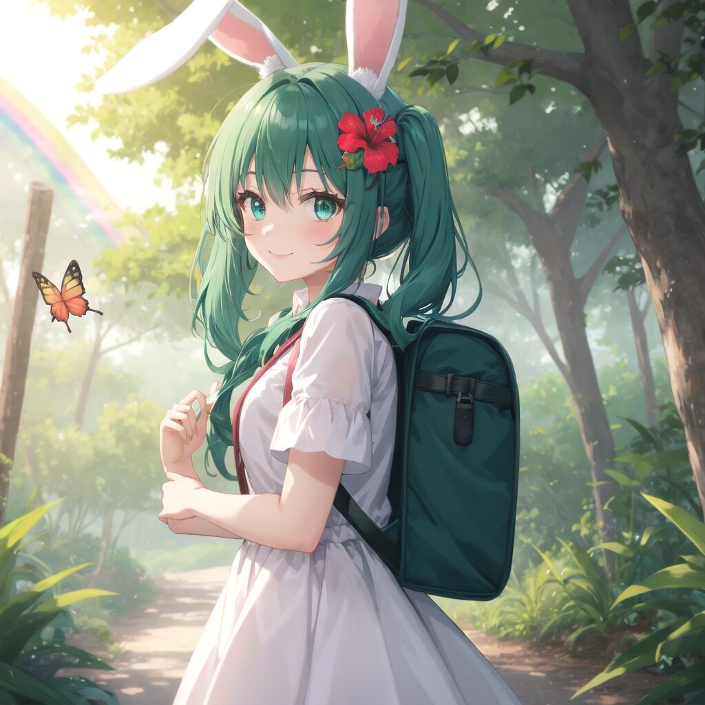 森の通学路