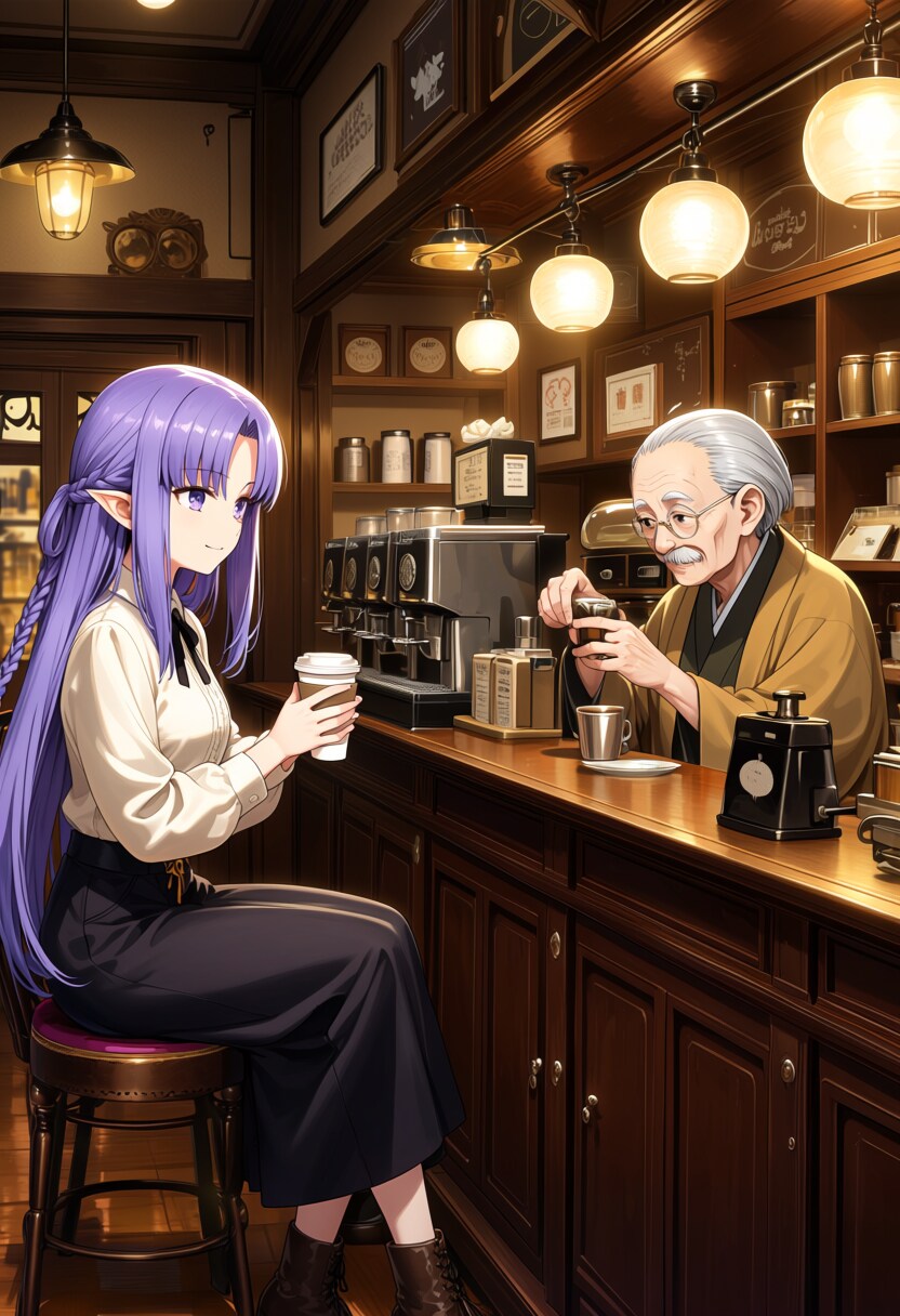 隠れ家珈琲店の午後 | の人気AIイラスト・グラビア
