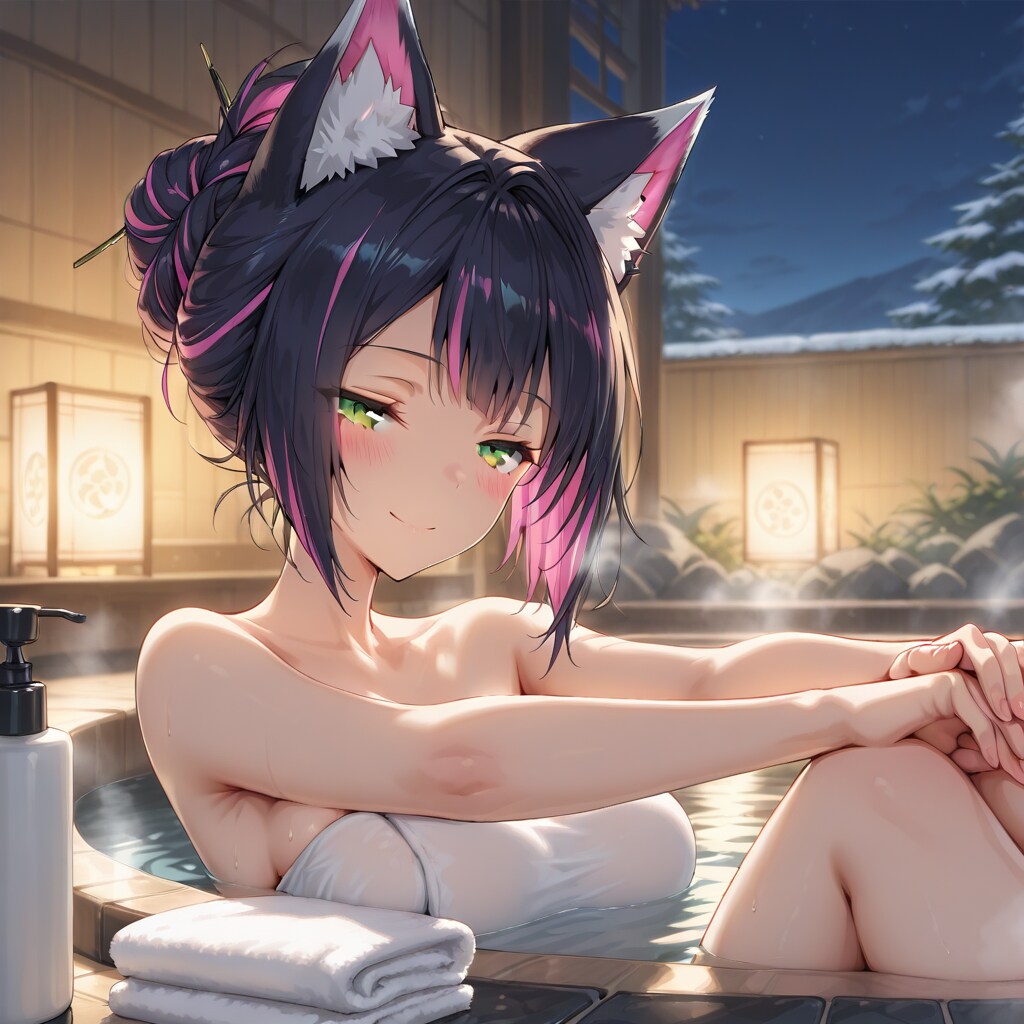ケモミミさんと温泉！