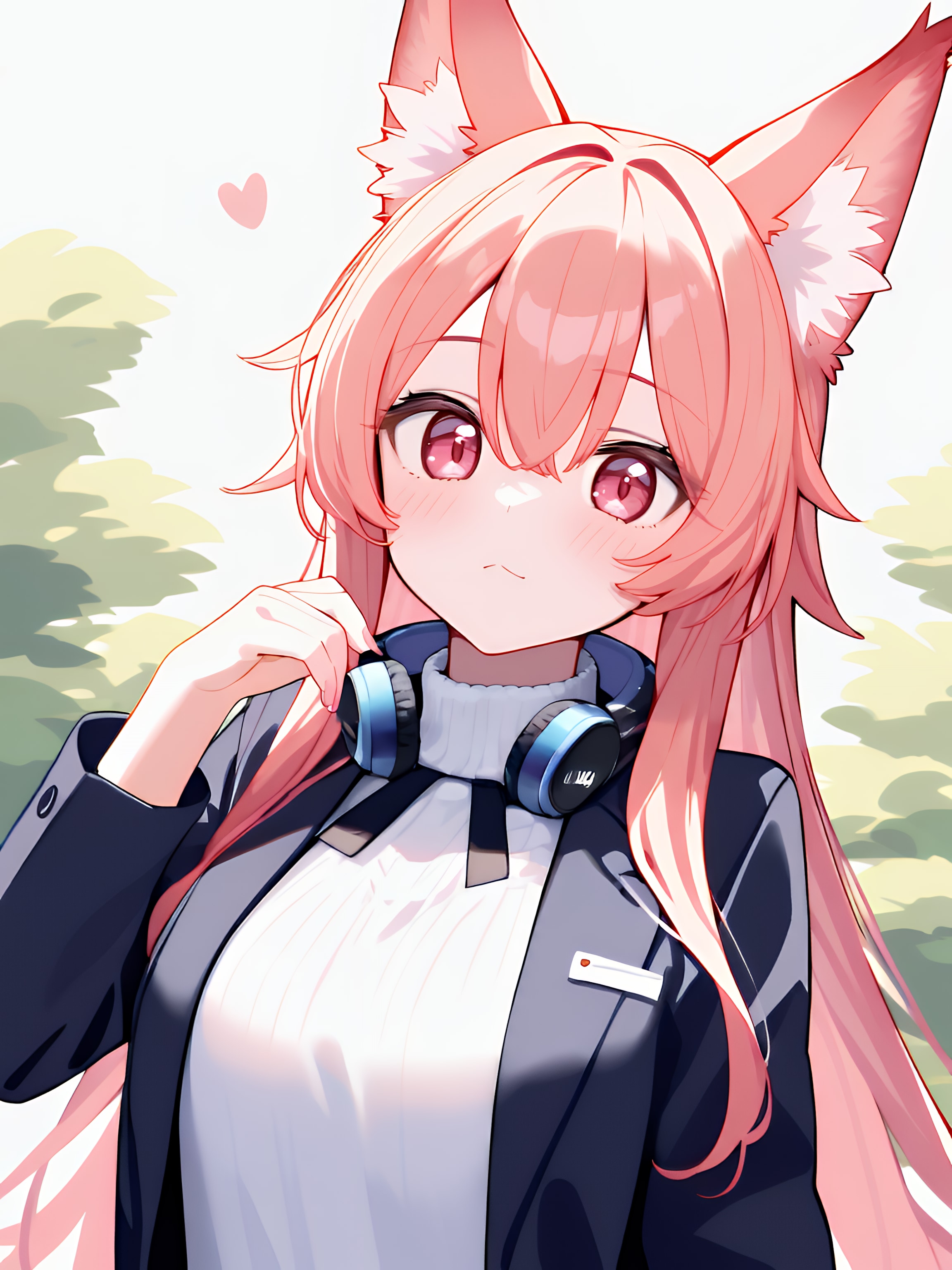 耳が生えた女の子
