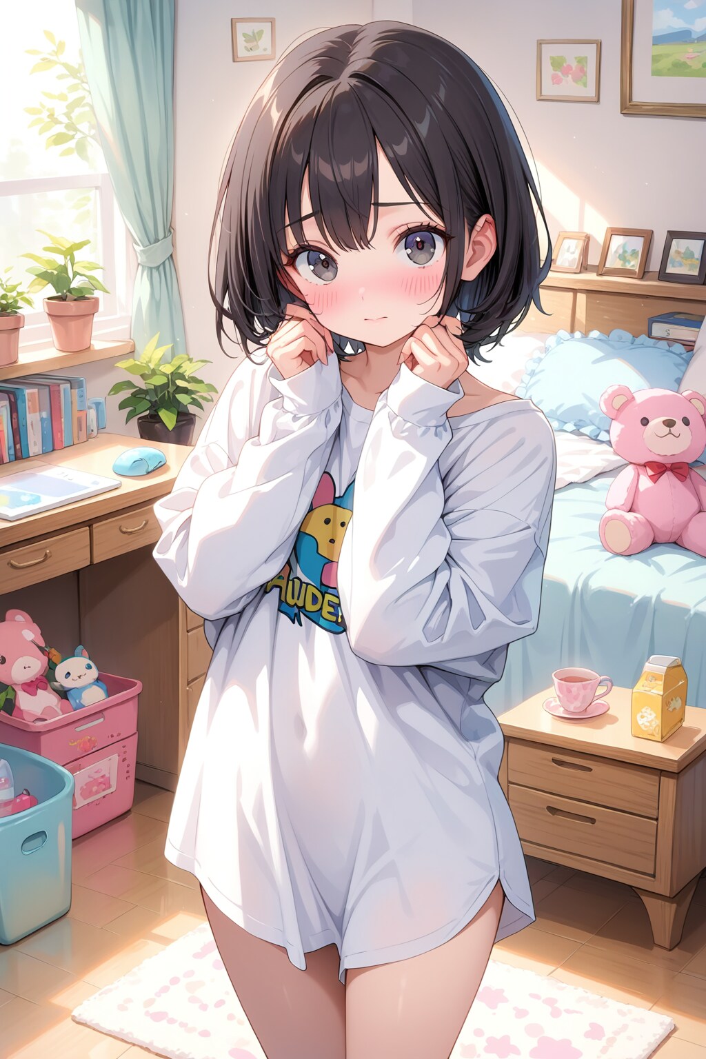 照れ照れ | の人気AIイラスト・グラビア