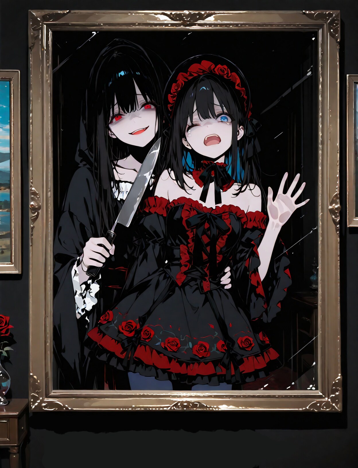 絵に閉じ込められてBADEND