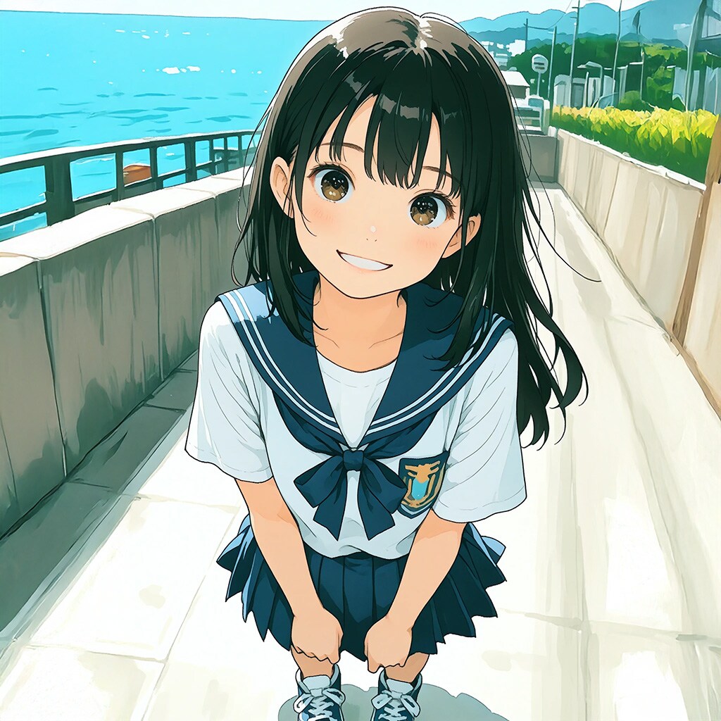 【港町の少女】 出会い