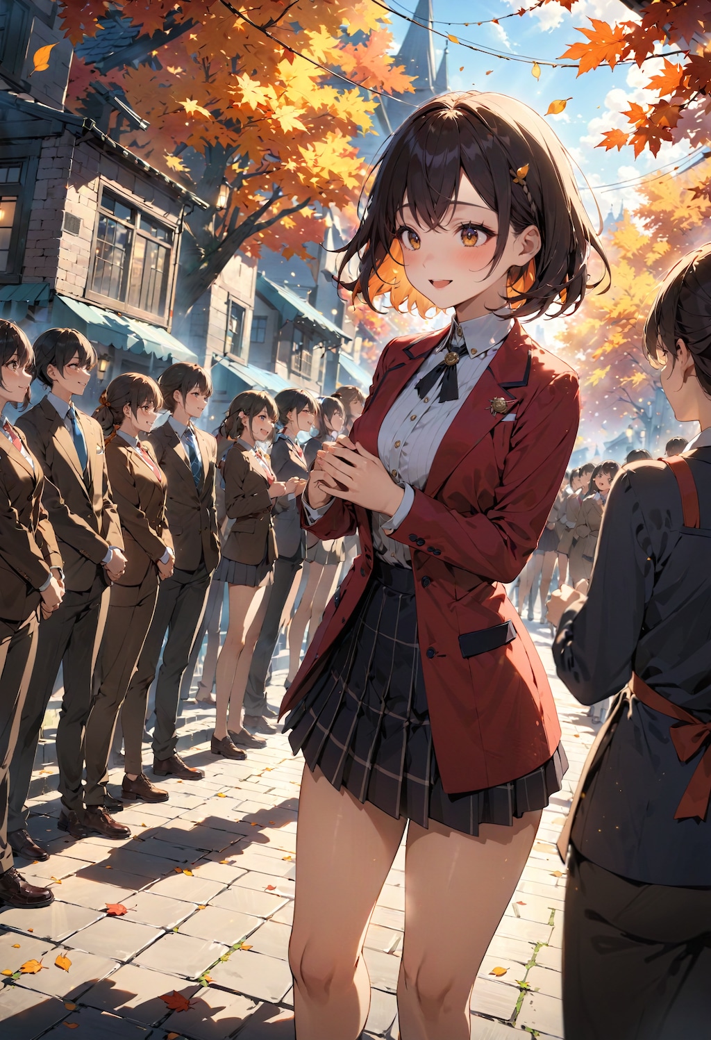 今日は朝礼の日