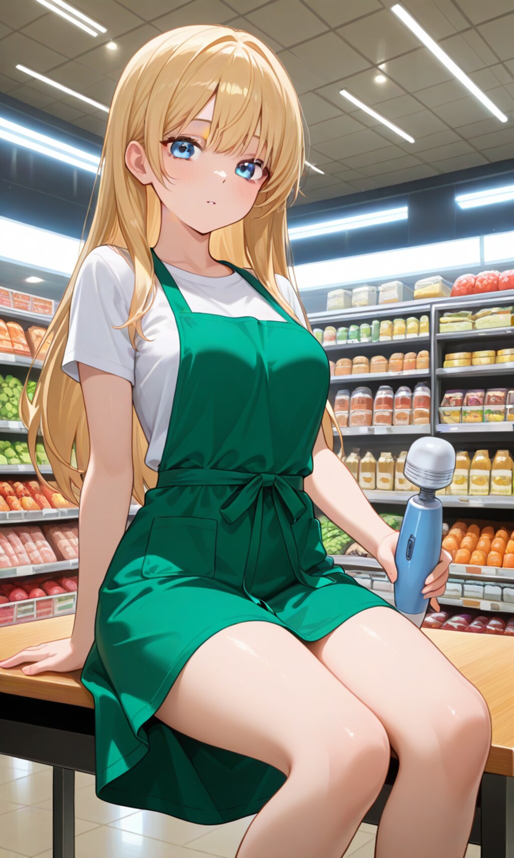 店頭販売(V4Bちゃん実演)