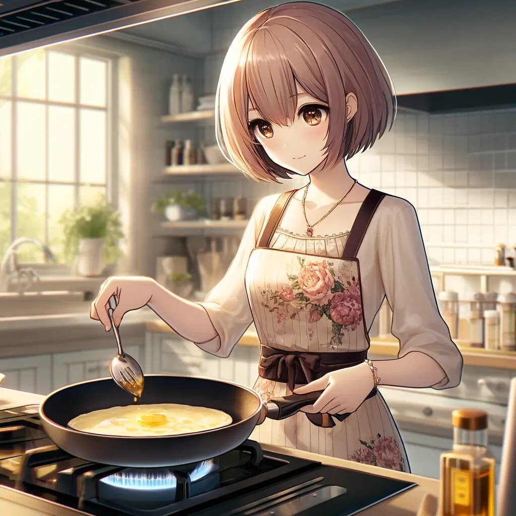 美味しいオムライス作るから待っててね～