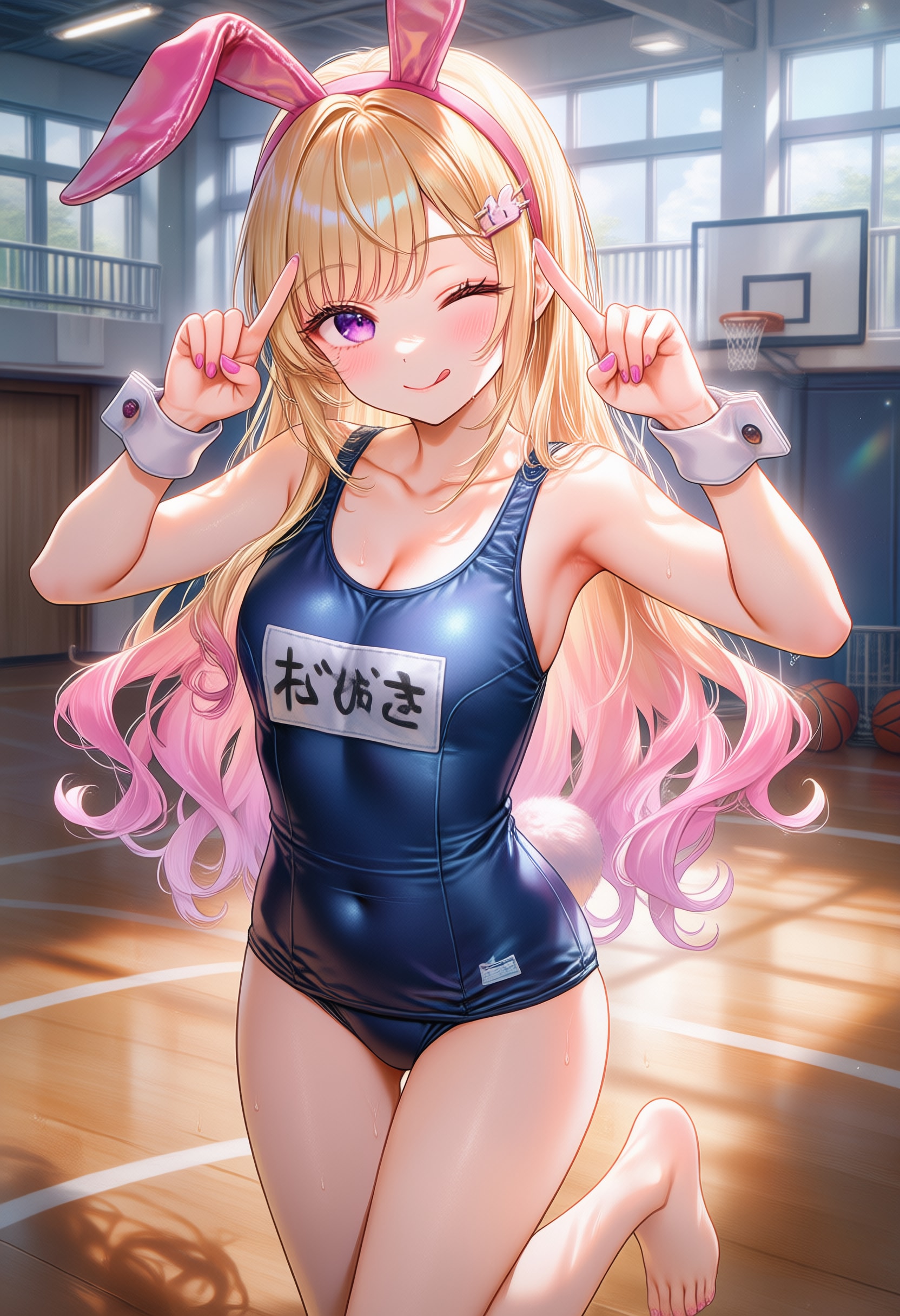 このポーズ、100点でしょ？でしょ？