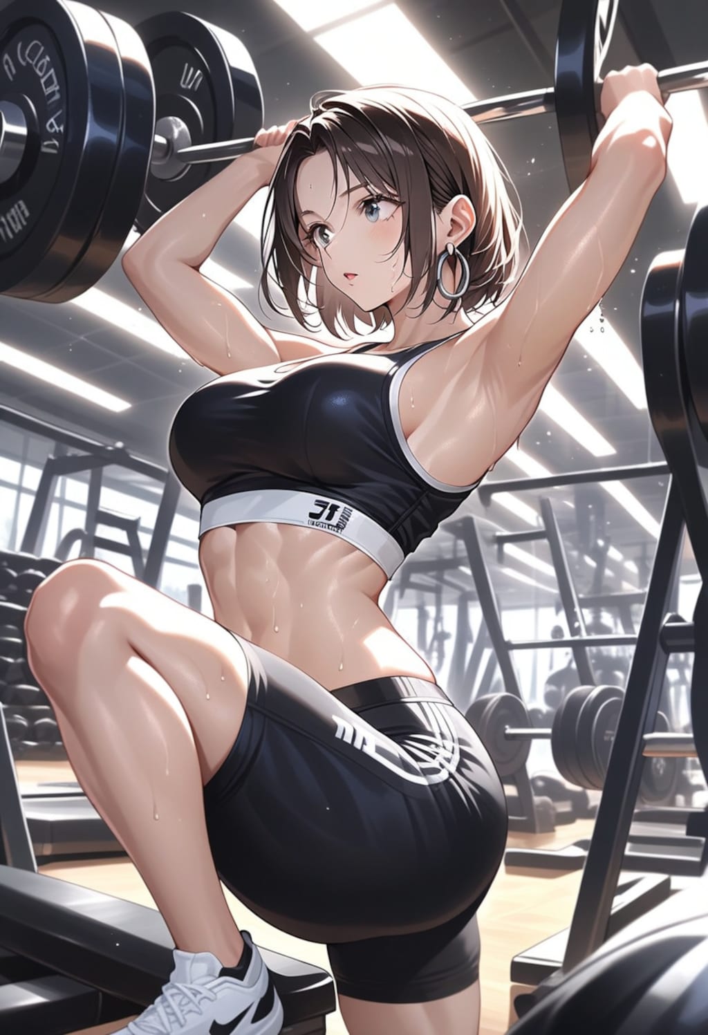 ダンベルおねえさん