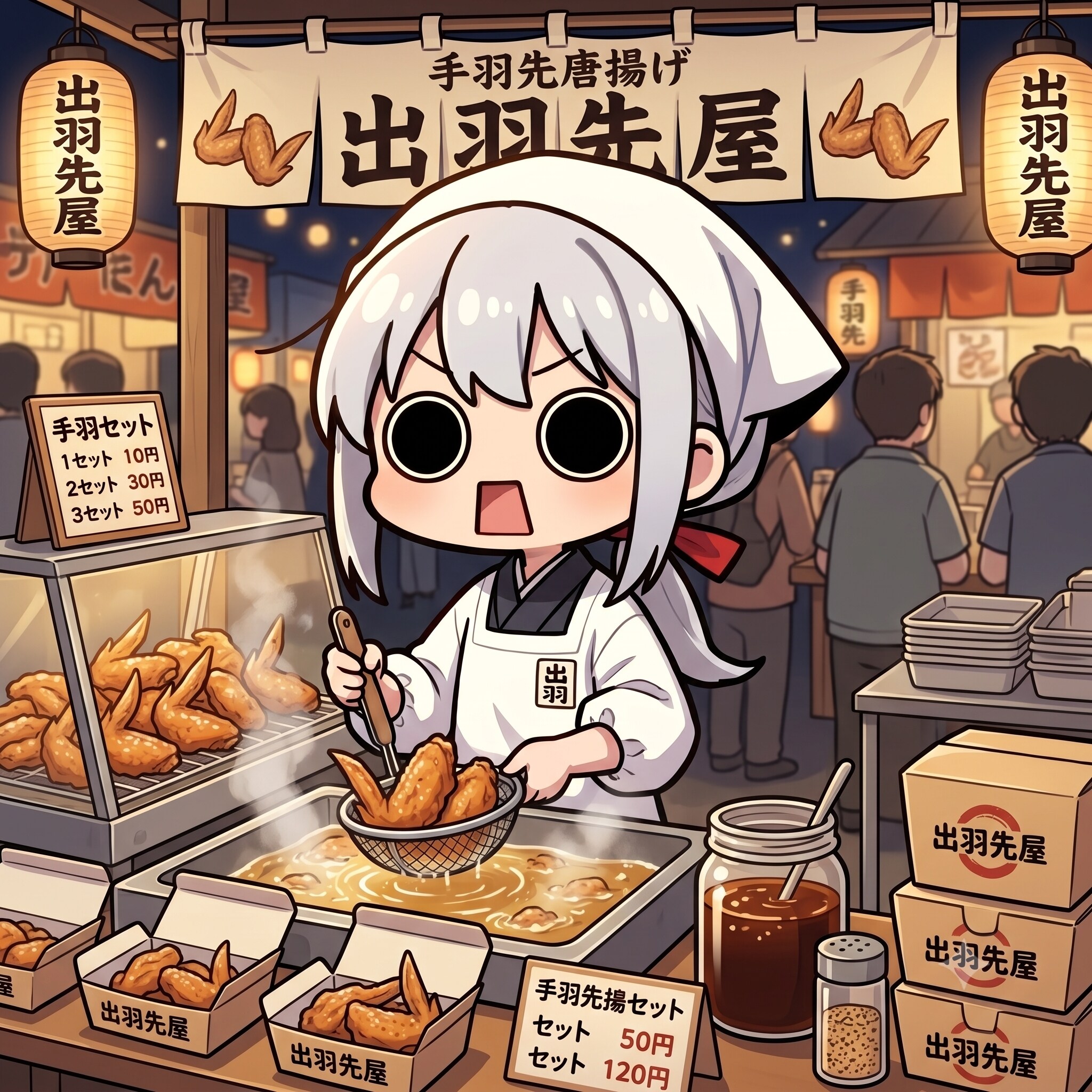 出羽先屋台えらいこっちゃ嬢