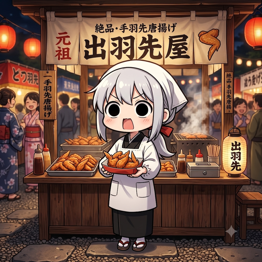 出羽先屋台えらいこっちゃ嬢