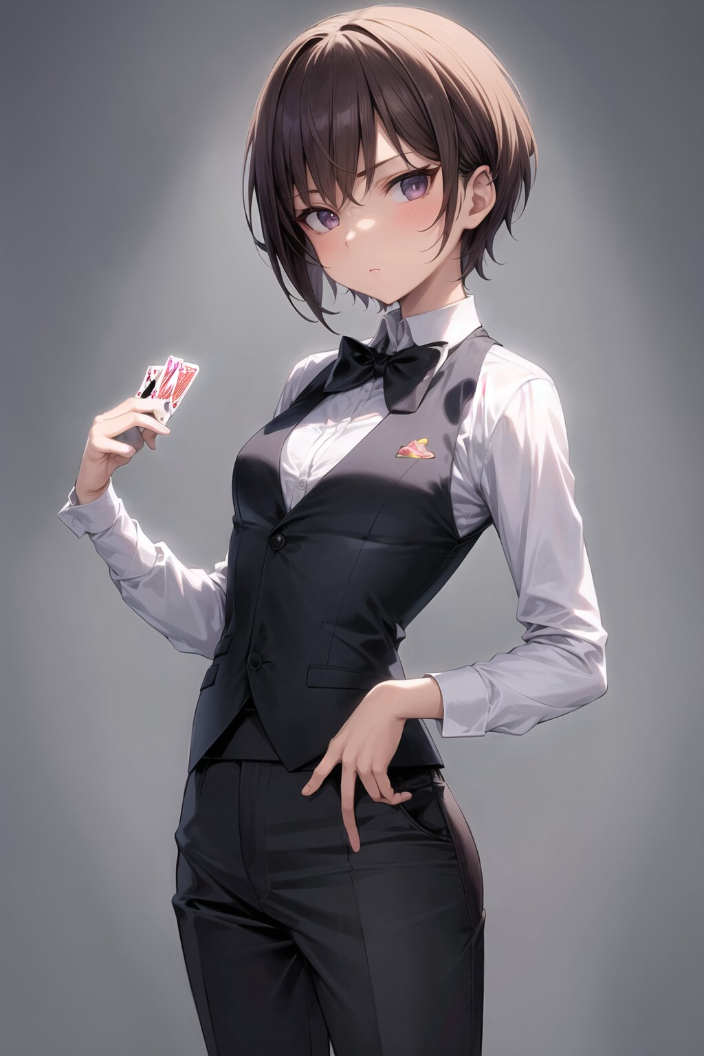 ディーラーの少女