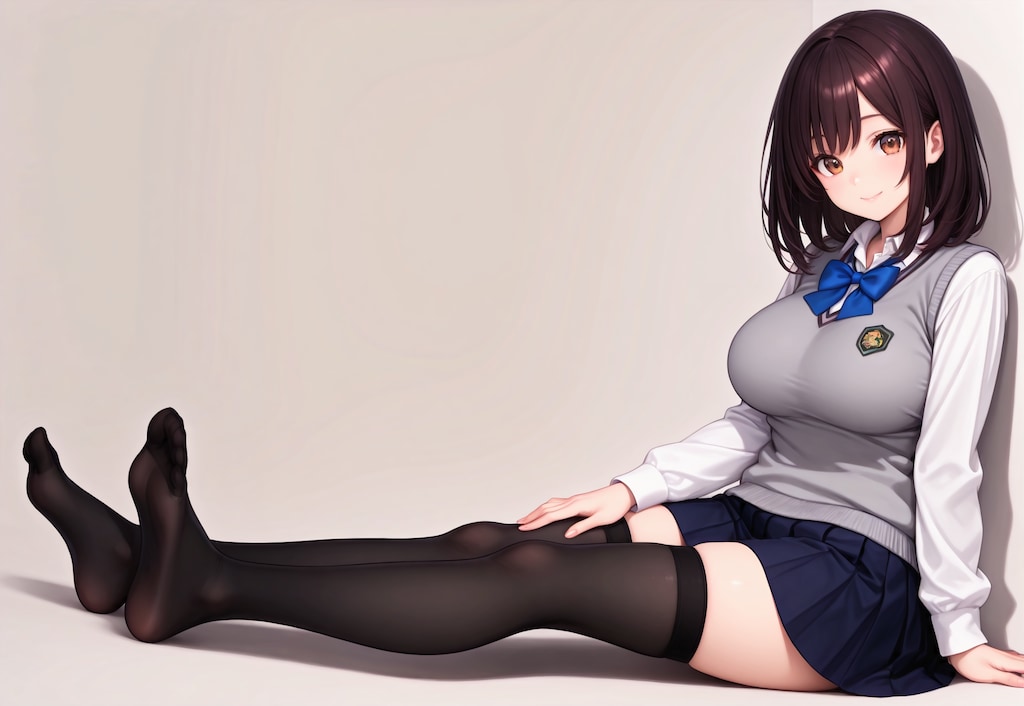 804（サイハイソックスで長座）