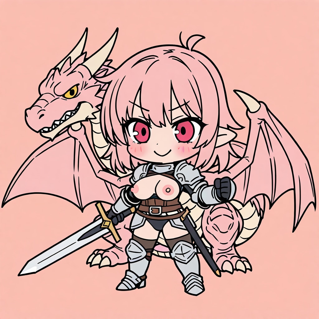 おっぱい剣士とドラゴン