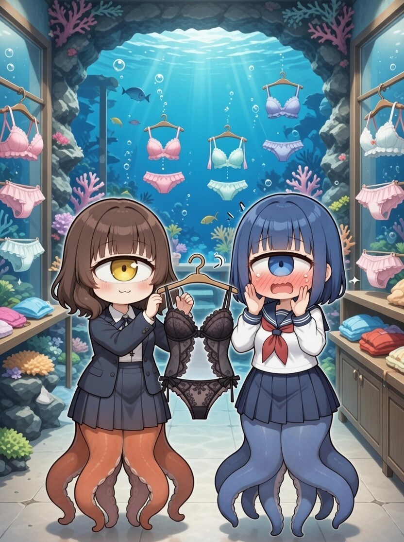 単眼スキュラちゃん.13　ランジェリーショップ２