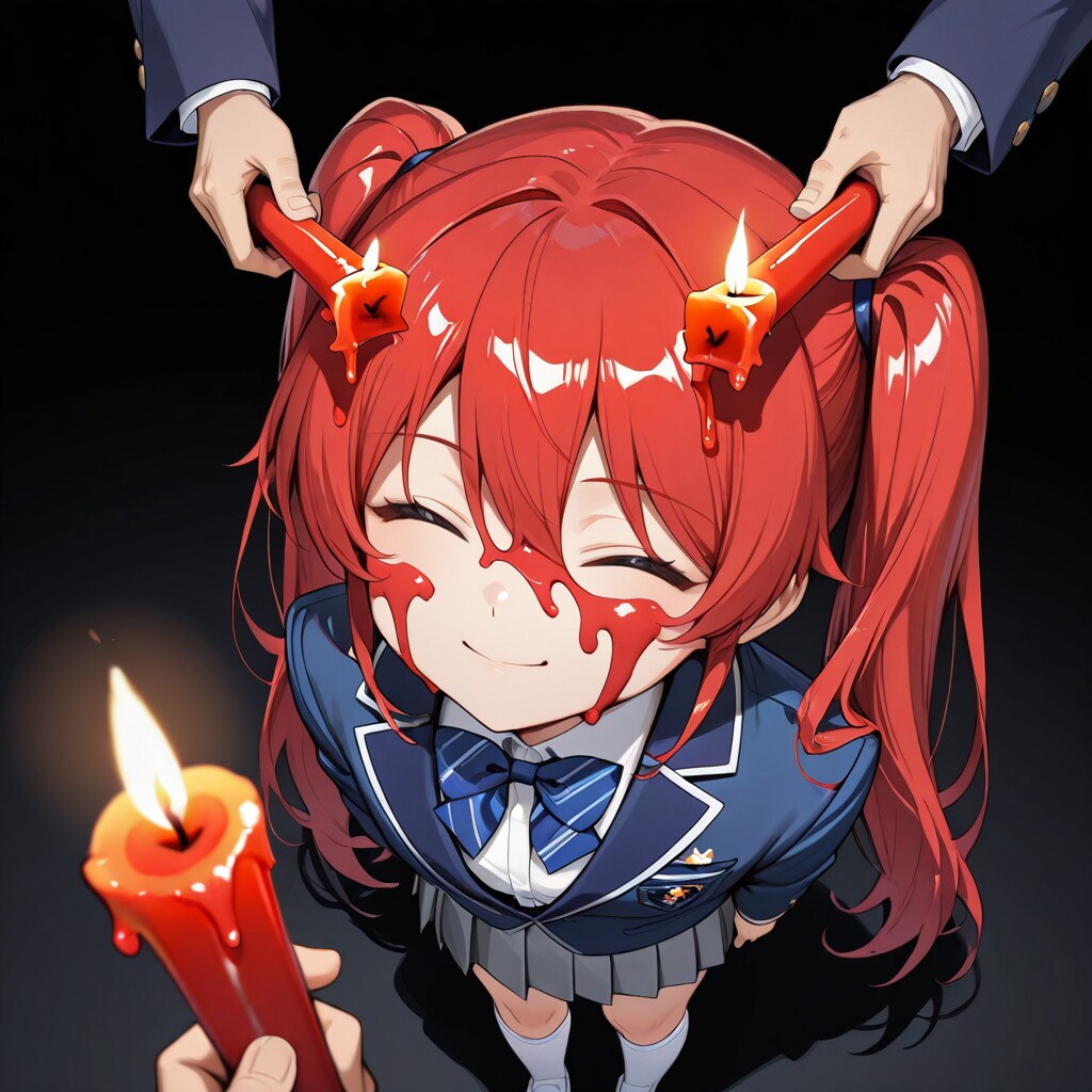 興味本位で蝋燭プレイに手を出し、最後は燭台にされる真衣希の末路4