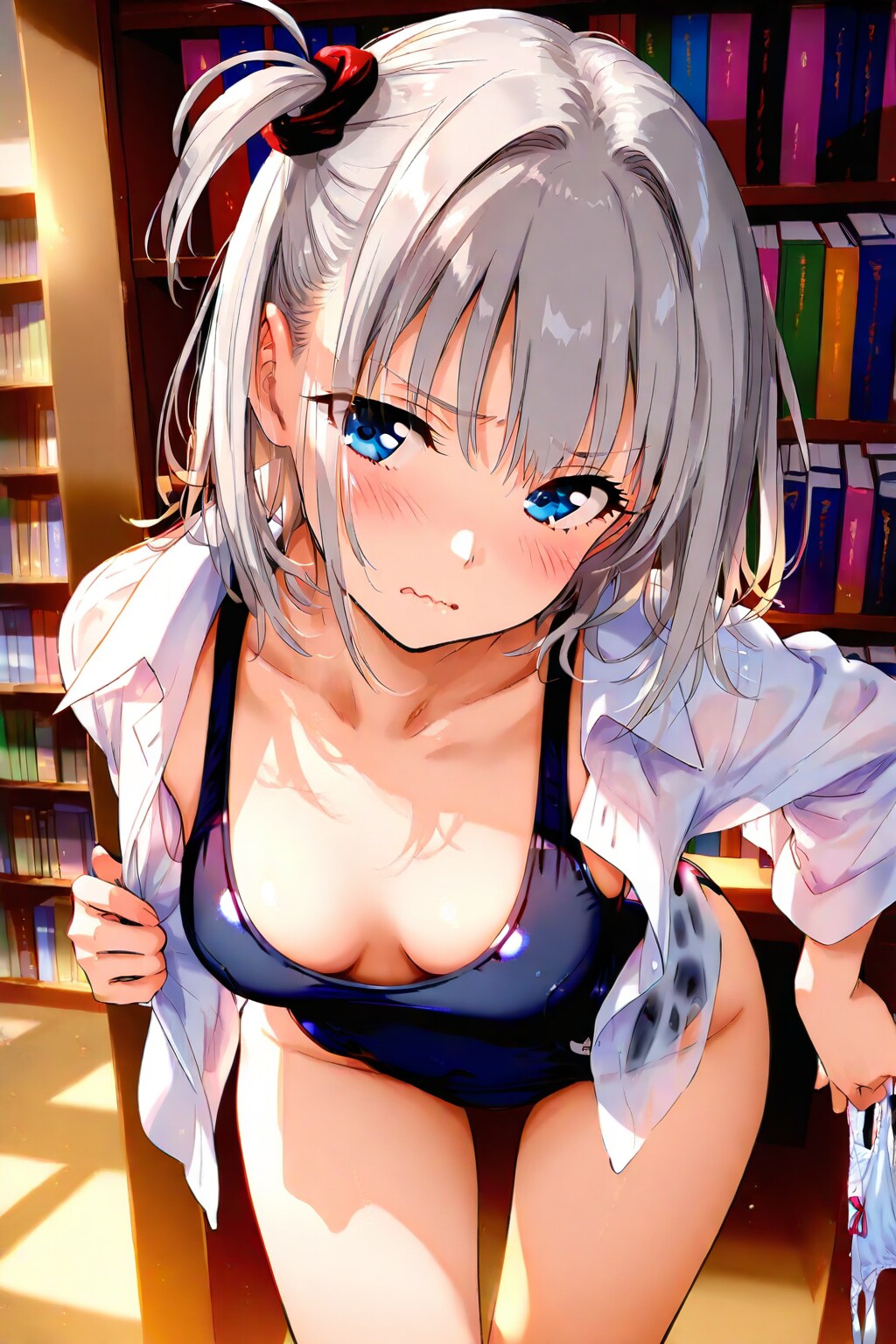 スクール水着の女の子