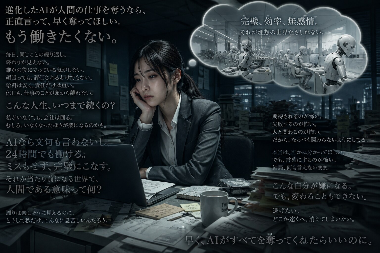 AIが人間の仕事を奪う時代が早く来てほしい