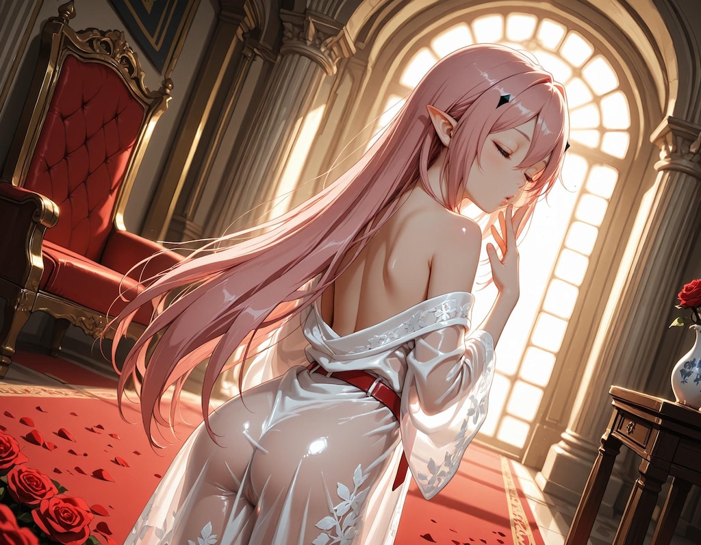 【終わりのセラフ】クルル・ツェペシ：寝起き（夕方）ネグリジェ【お試し版】