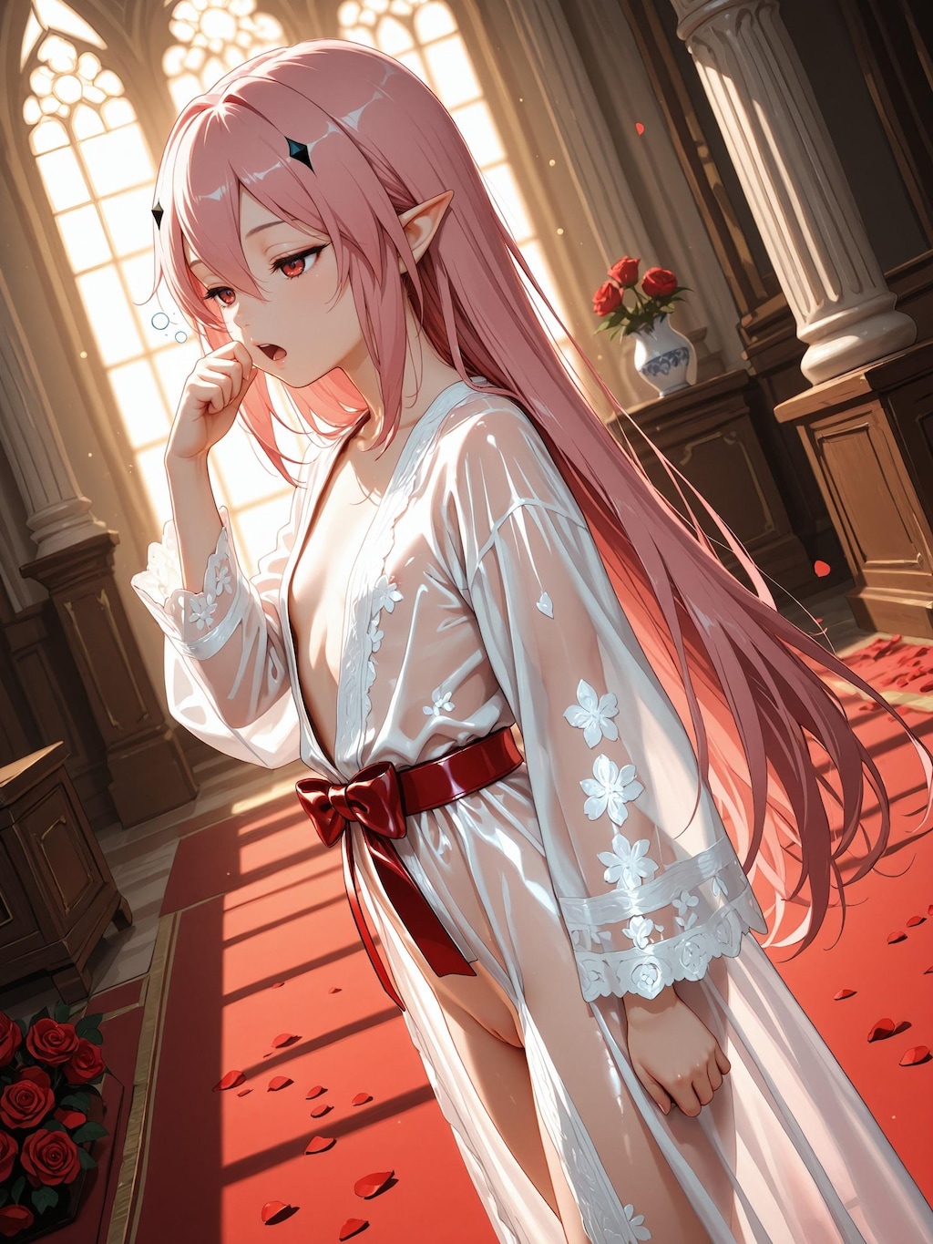 【終わりのセラフ】クルル・ツェペシ：寝起き（夕方）ネグリジェ【お試し版】