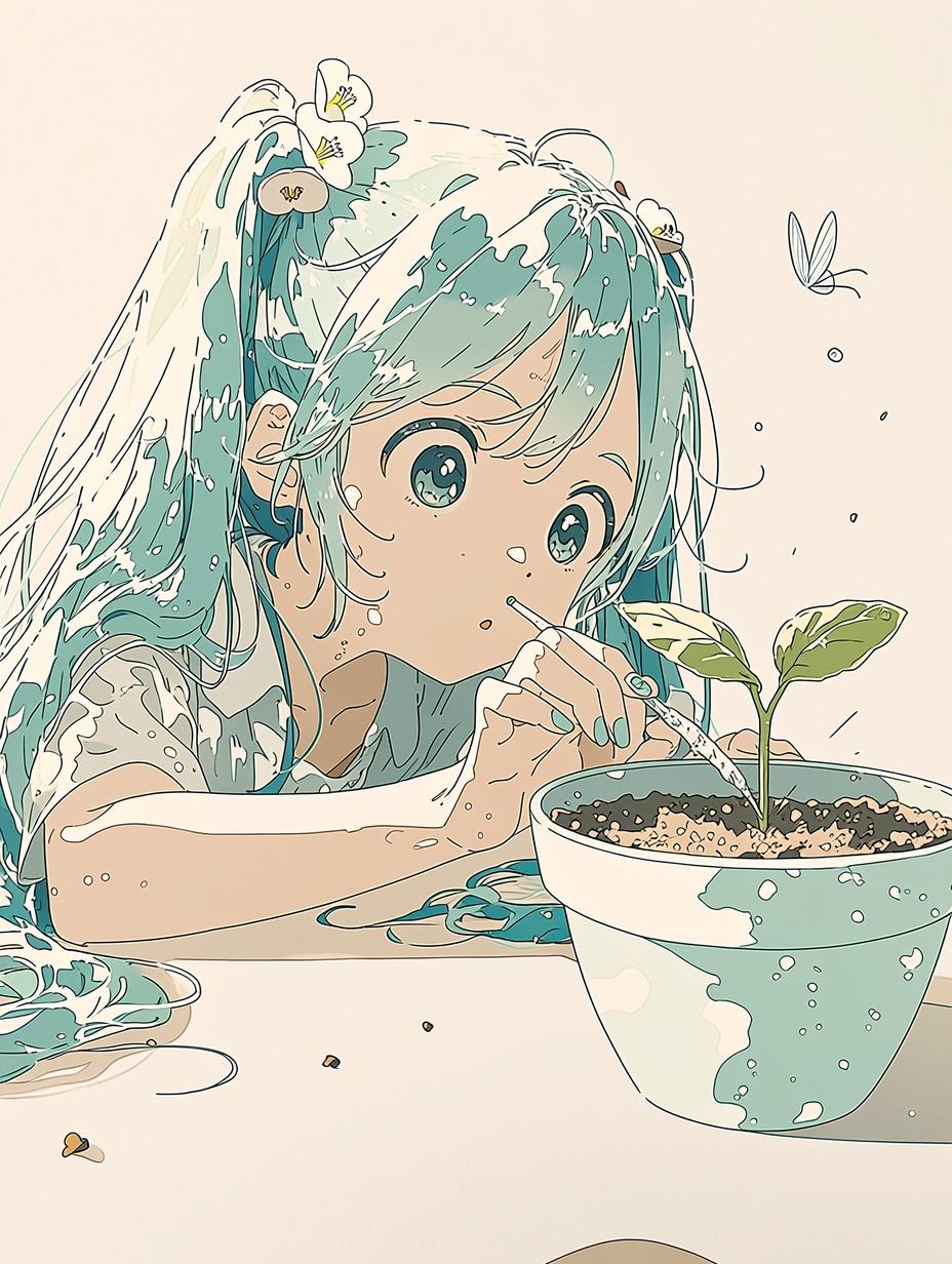 アサガオの観察