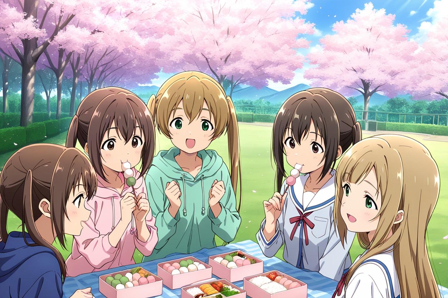 千秋がはぶかれ夏奈が増殖 | の人気AIイラスト・グラビア