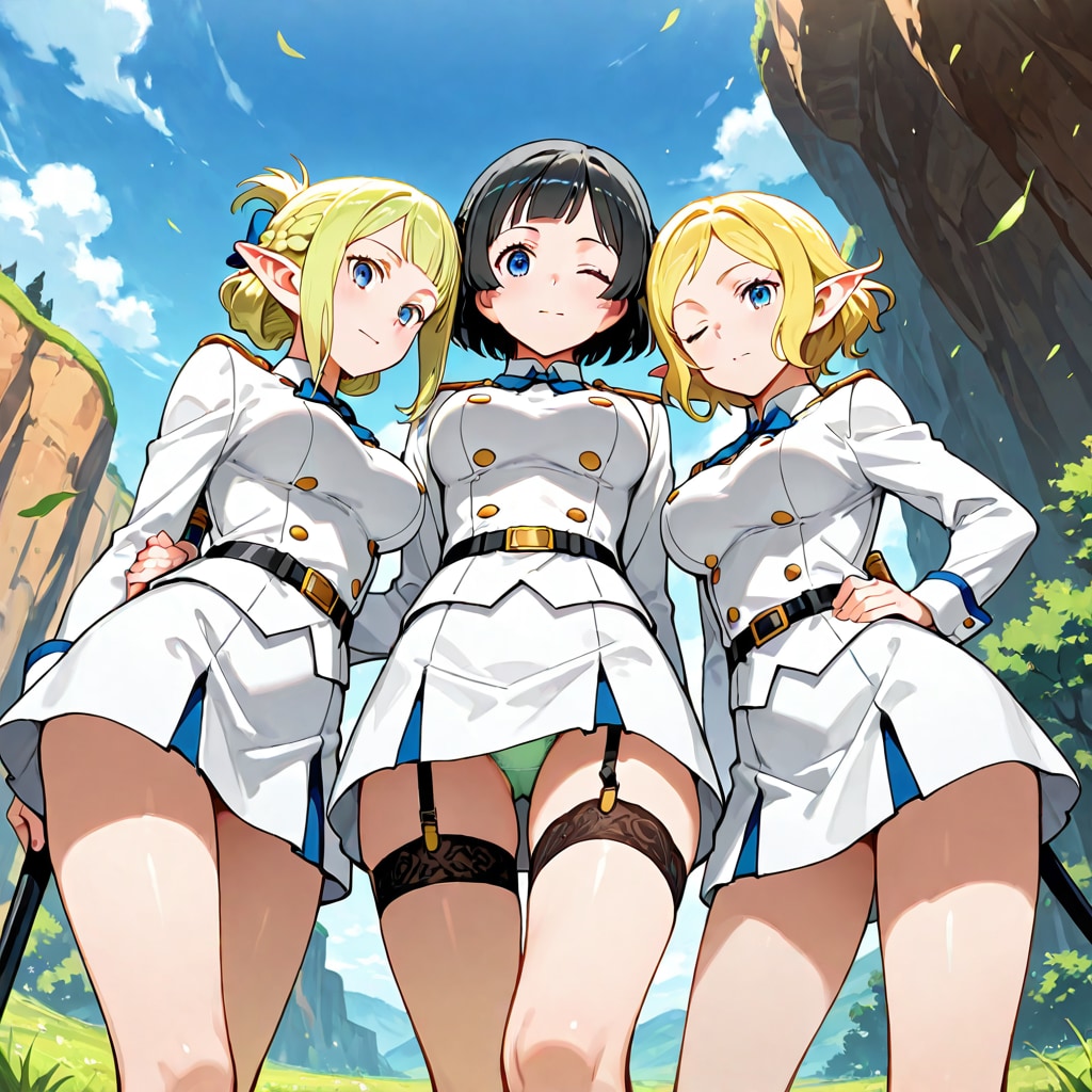 学生エルフのピクニック（冒険）