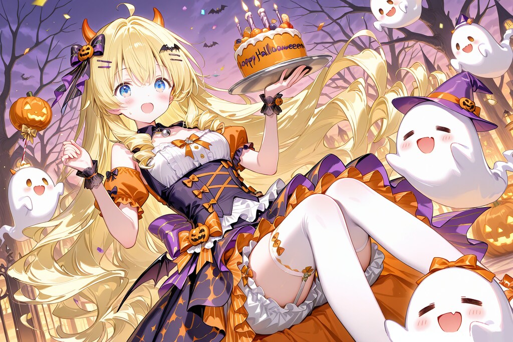 仮装してハロウィンパーティーへ