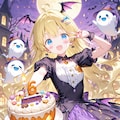 仮装してハロウィンパーティーへ 2枚目