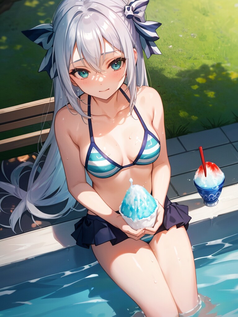 夏といえばかき氷ですね。