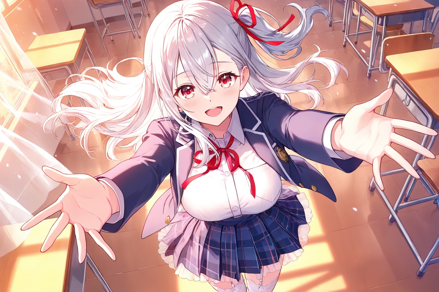 JKのとびっきりの笑顔