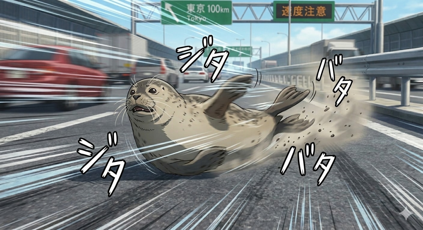 音速のジタバタアザラシ参戦！
