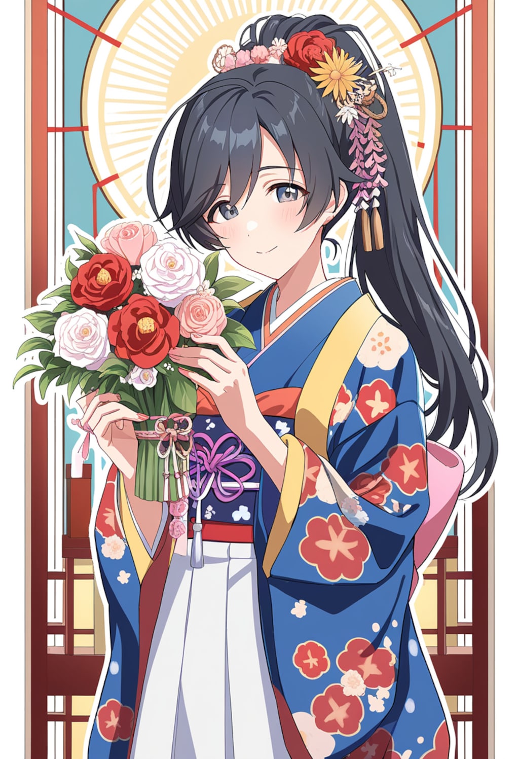 華道家の五十鈴さん