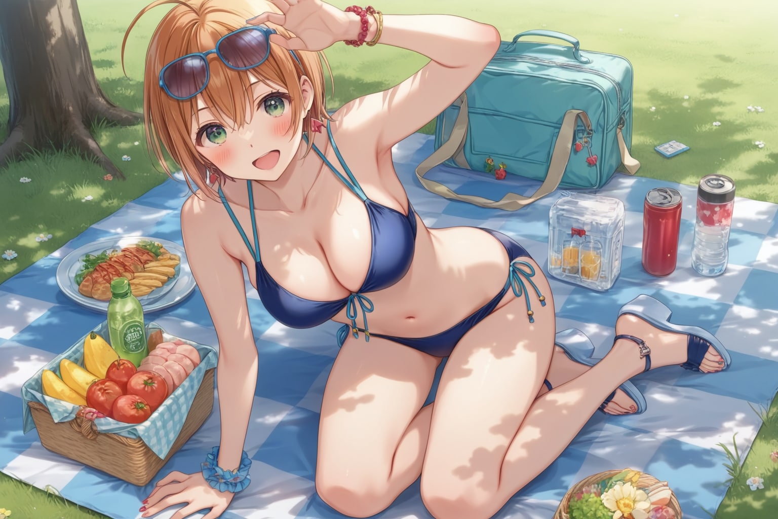 なぜ水着なんだい？