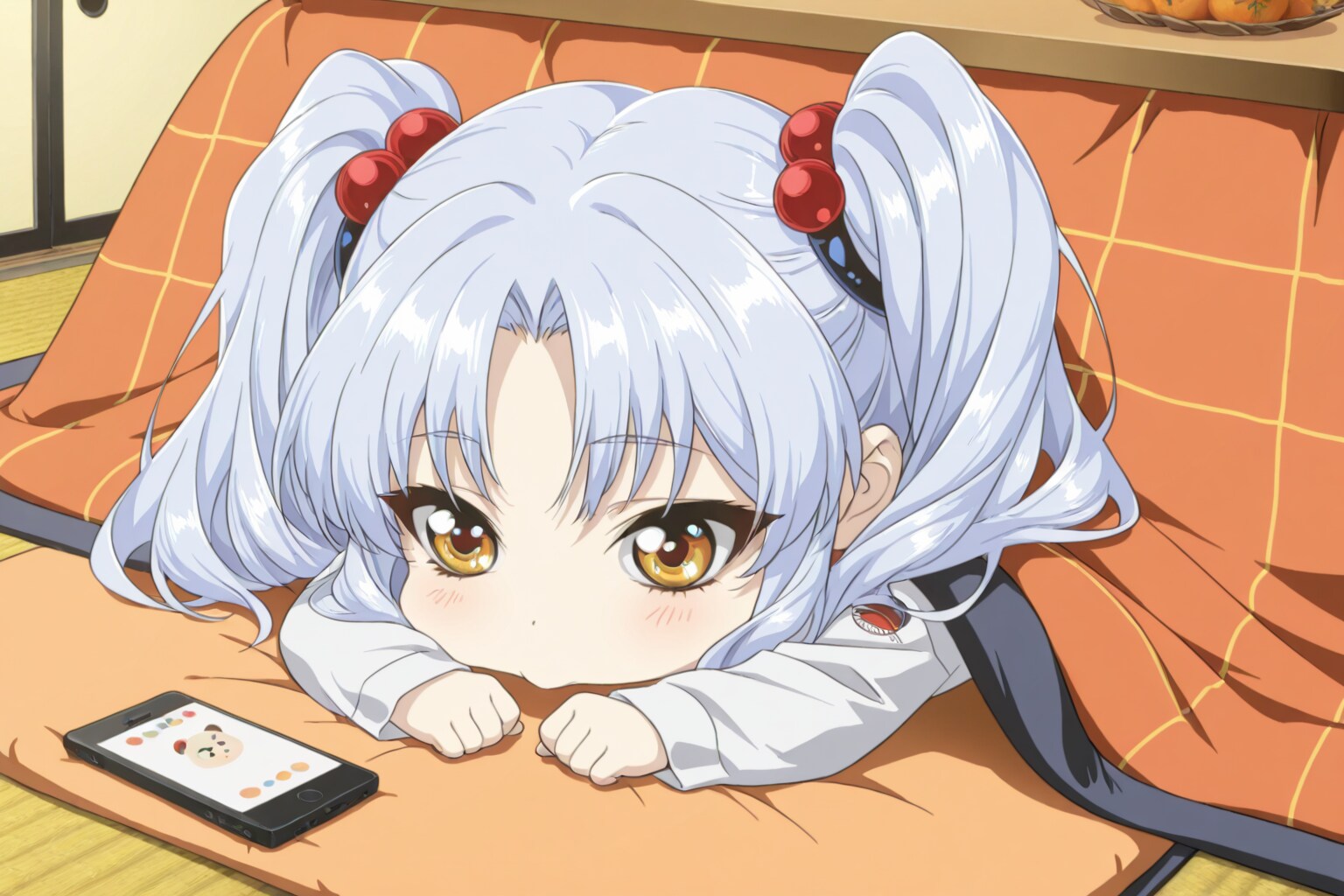 こたつとゆりえ口