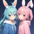 うさ耳姉妹 2枚目