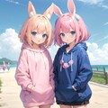 うさ耳姉妹 3枚目
