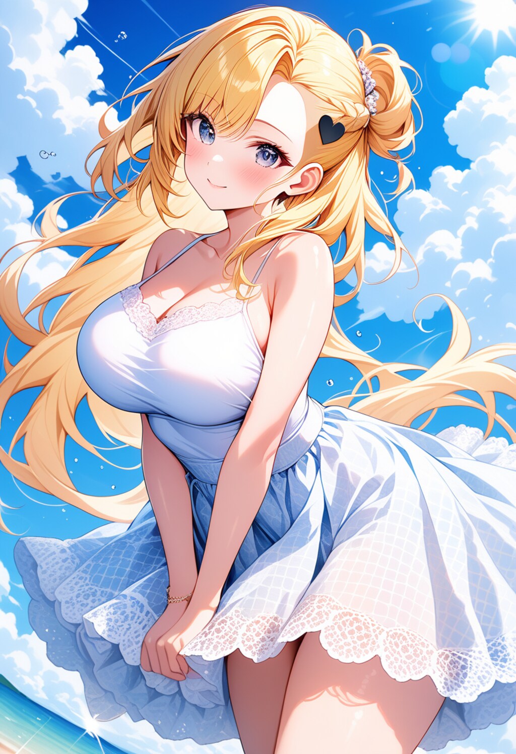 青い空、白い雲、綺麗な海✨