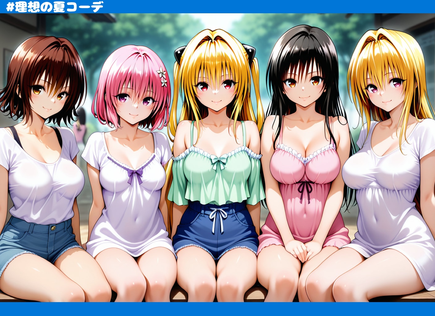 とらぶるな#理想の夏コーデ