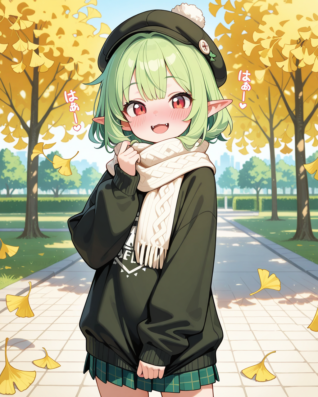 萌え袖エルフさん