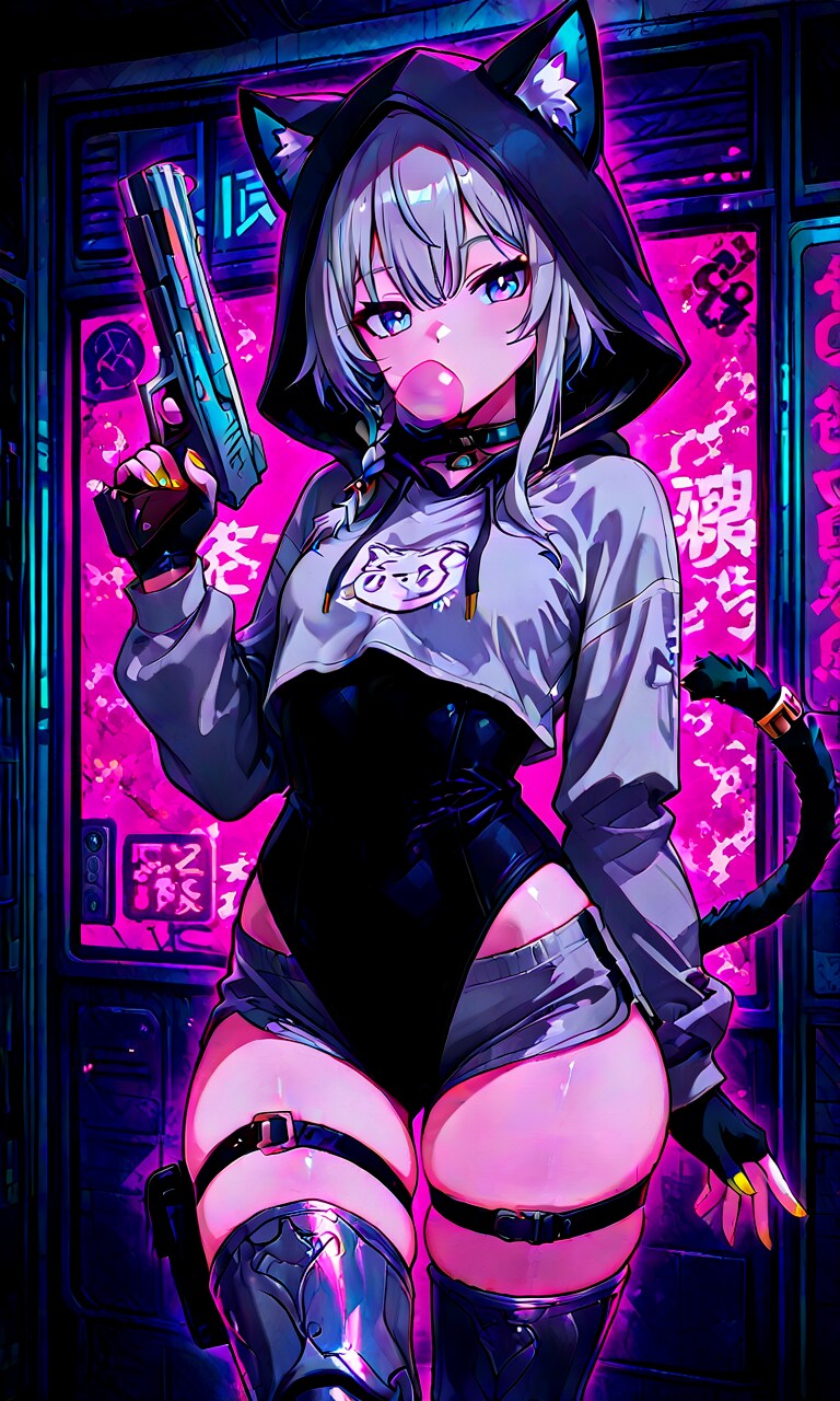 サフェル:Cipher（ネオン） | の人気AIイラスト・グラビア