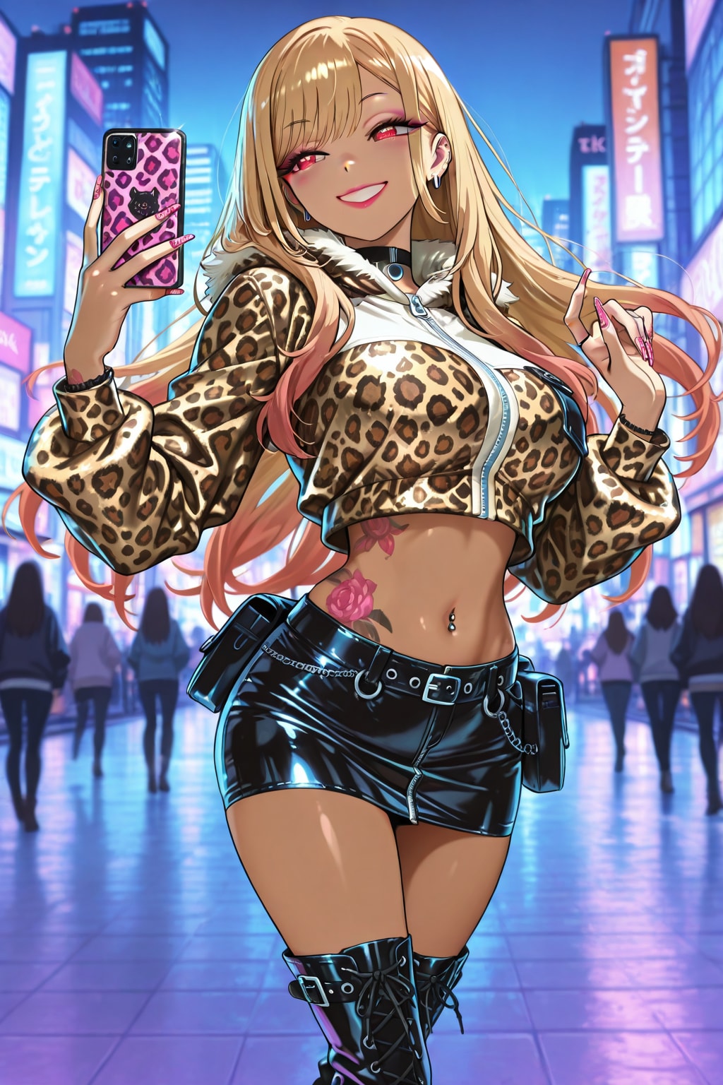 渋谷ギャルな海夢ちゃん❤️ | の人気AIイラスト・グラビア